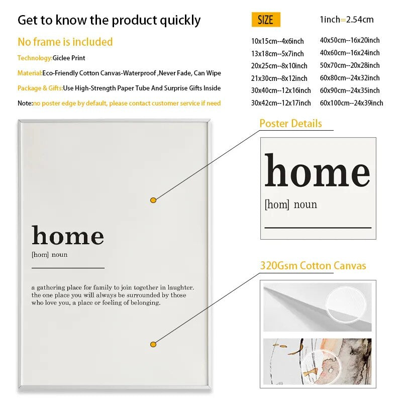 Nordic Black White Modern Abstract Wall Poster Pictures Art Canvas Print Painting for Living Room Home Decoration