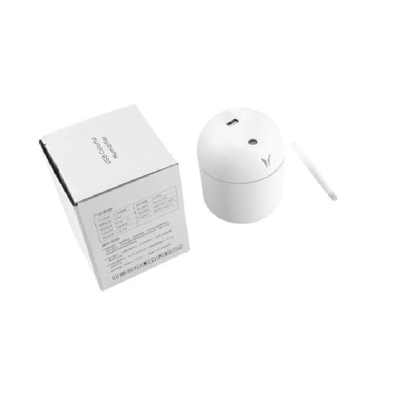 250ML Mini Air Humidifier USB Mute Essential Oil Diffuser Portable Large Spray Car Mist Maker with LED Night Lamp Diffuser